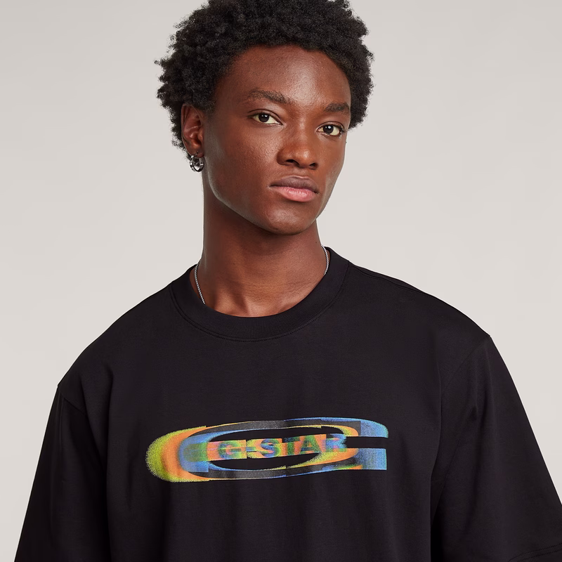 Color Shift Old Skool Logo Boxy T-Shirt