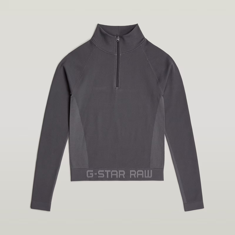 Seamless Zip Top
