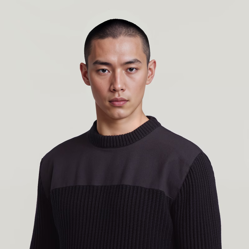Army Rib Knit Pullover
