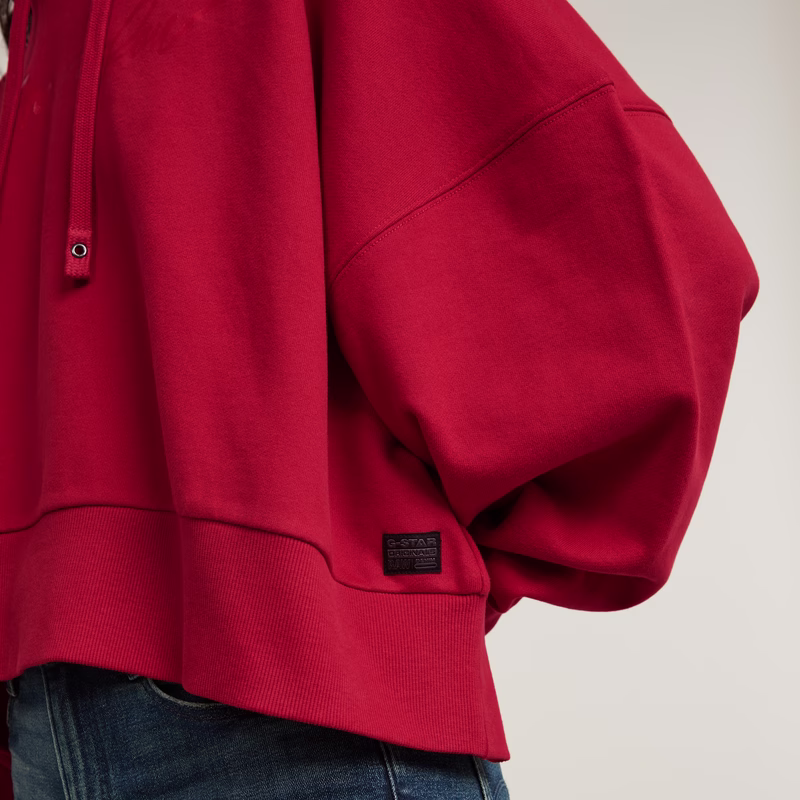 G-Script Oversized Hooded Sweater