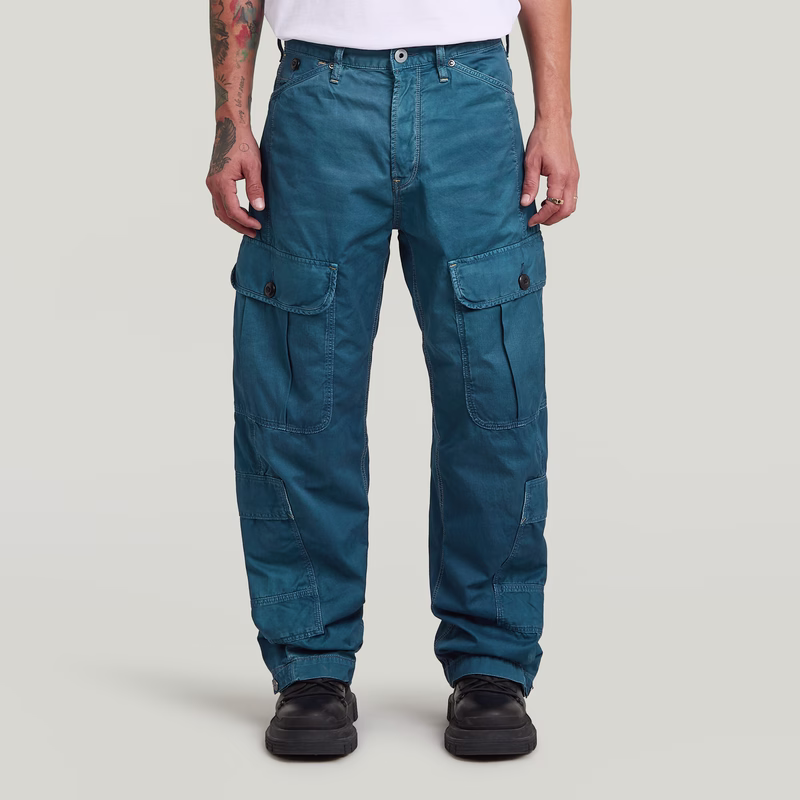 Bend 3D Cargo Loose Jeans