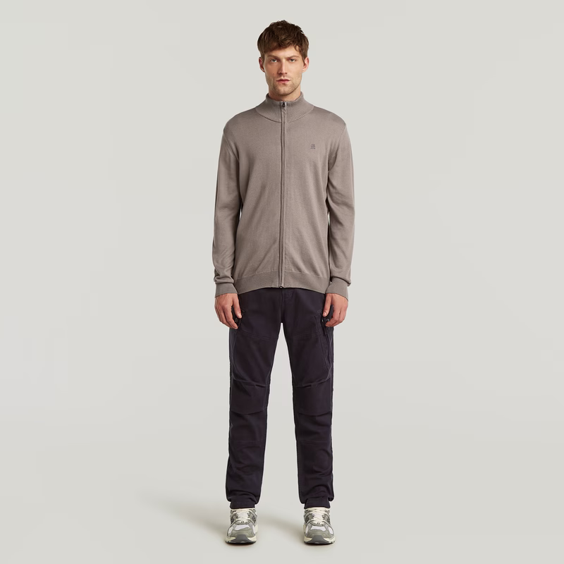 Core Zip Through Knit