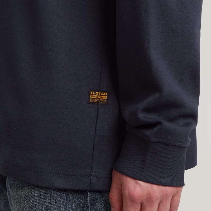 Back Embro Text Loose T-Shirt
