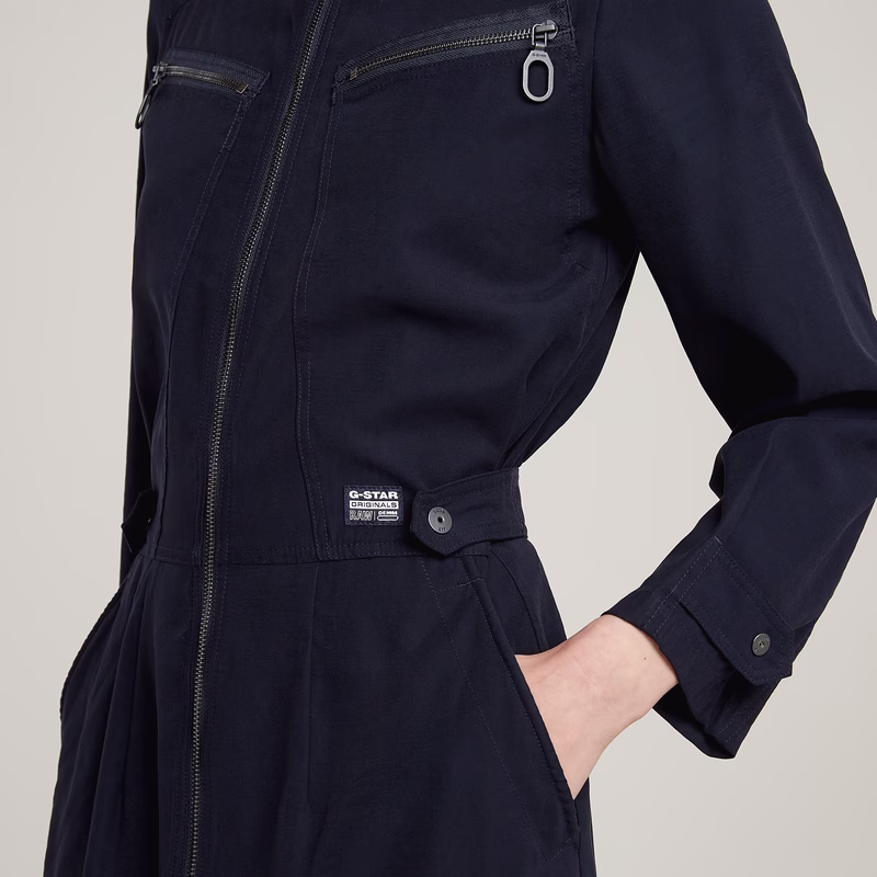 Zip Through Dress