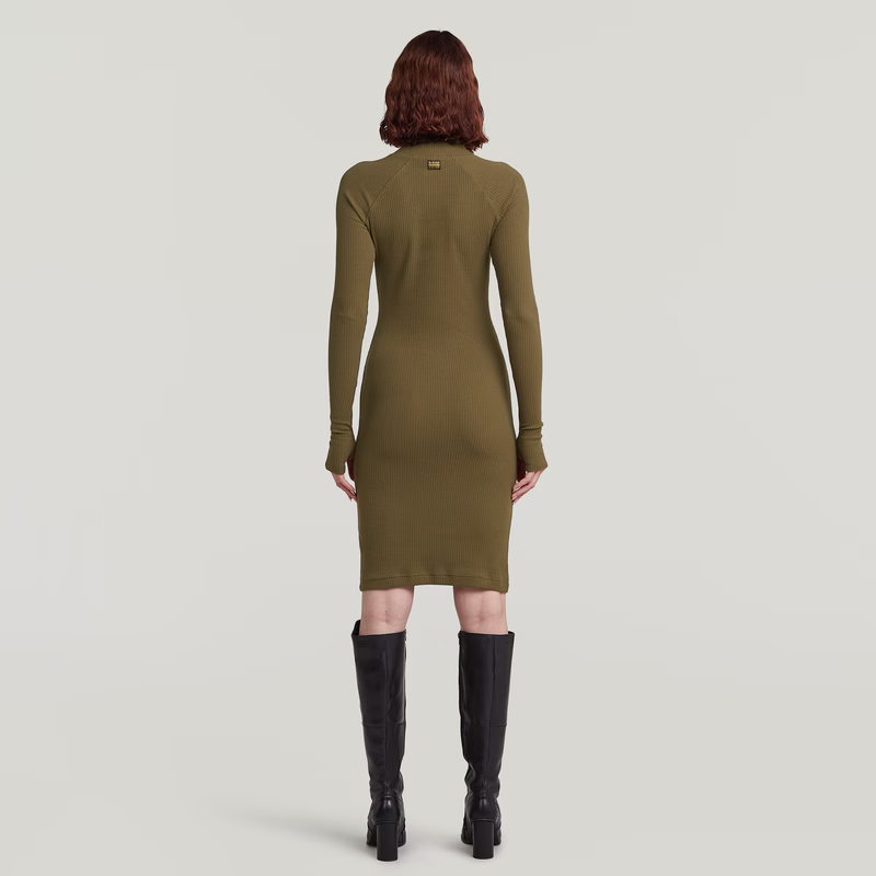 Rib Slim Dress