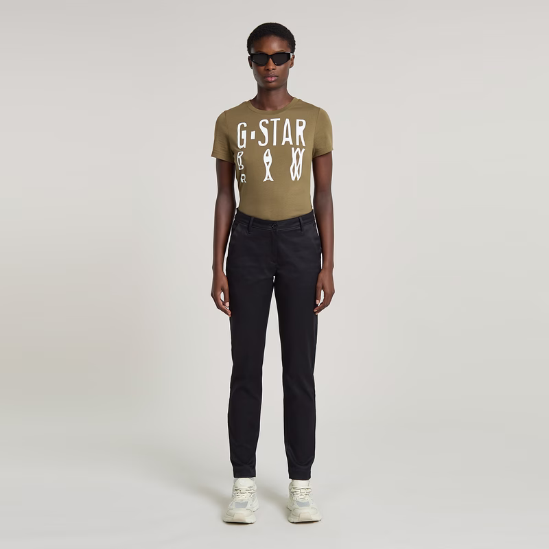 Bronson Mid Waist Chino
