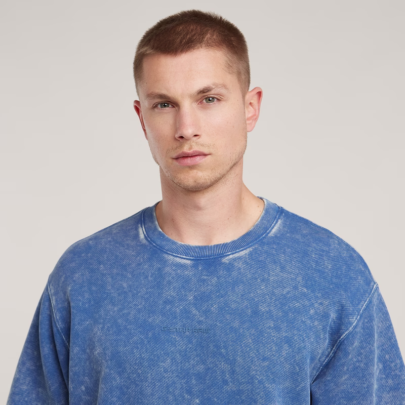 Acid Wash Loose Sweater