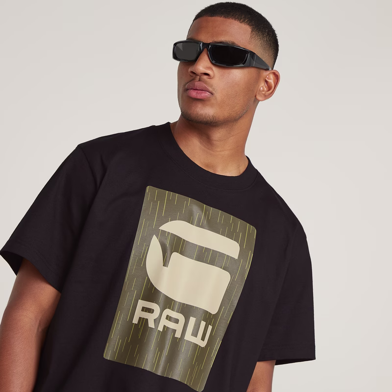 Burger Box Rain Loose T-Shirt