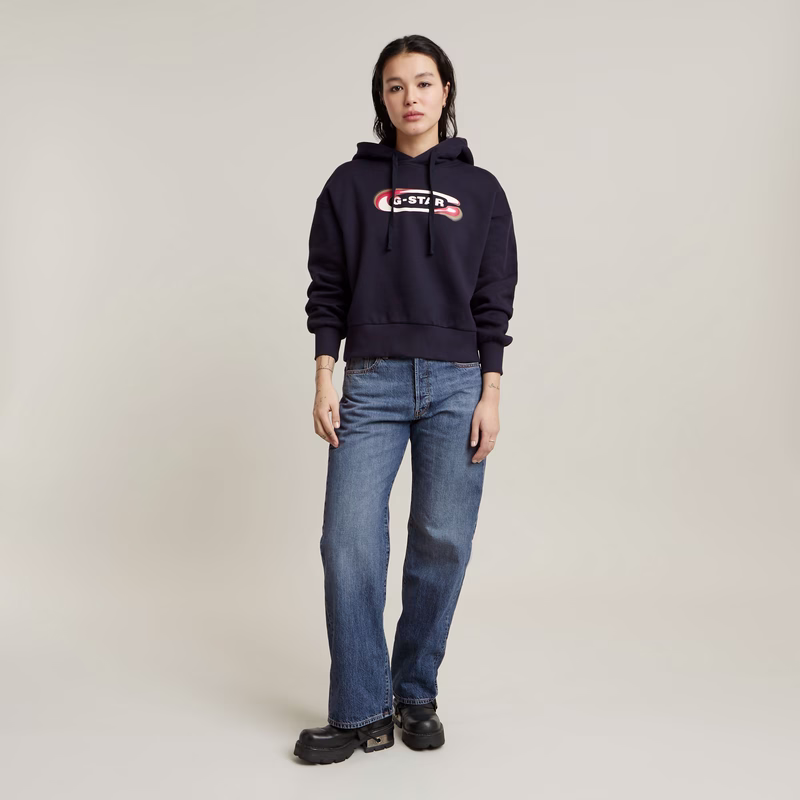 Old Skool Logo Loose Hoodie