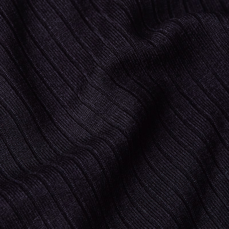 Ribbed Slim Polo