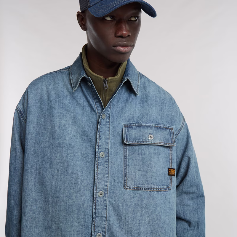 Boxy Flap Pocket Shirt
