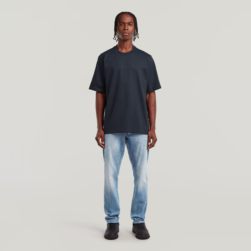 Center Chest Logo Loose Boxy T-Shirt