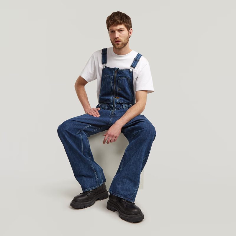 Denim Dungaree 3D Loose