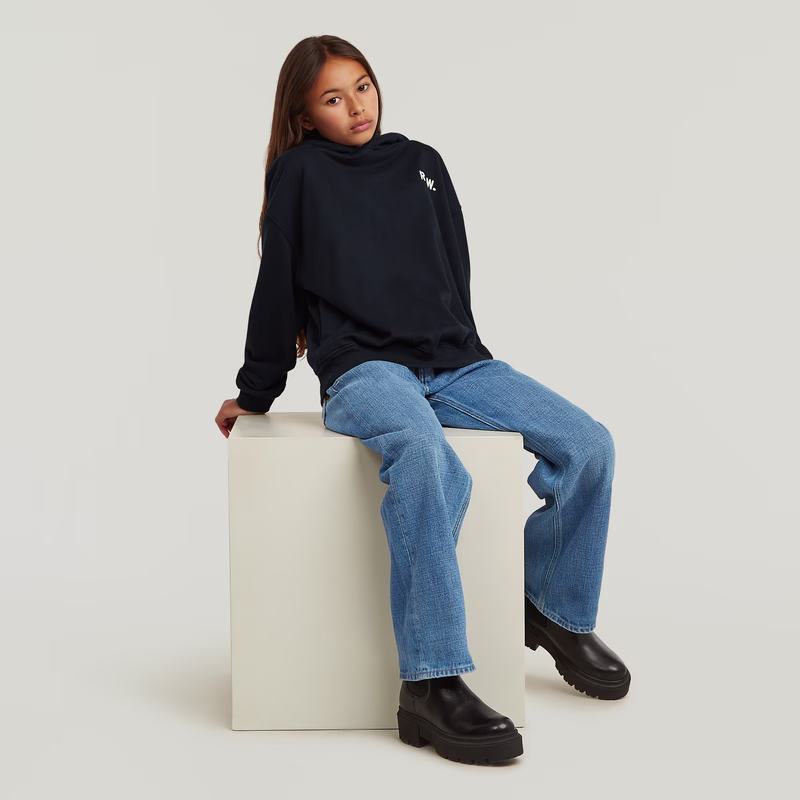 Girls Hooded Oversized Sweater