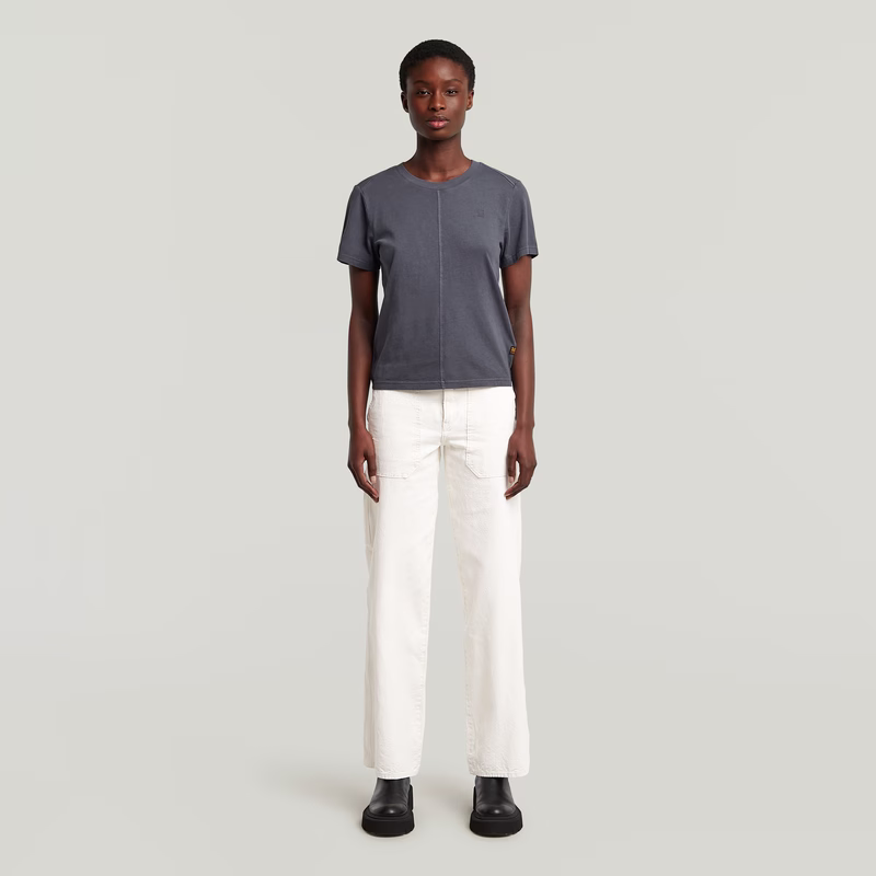 Overdyed Front Seam T-Shirt