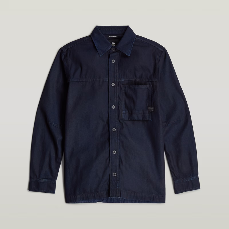 1-Pocket Regular Denim Shirt
