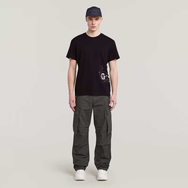 Sprayed Graphic T-Shirt
