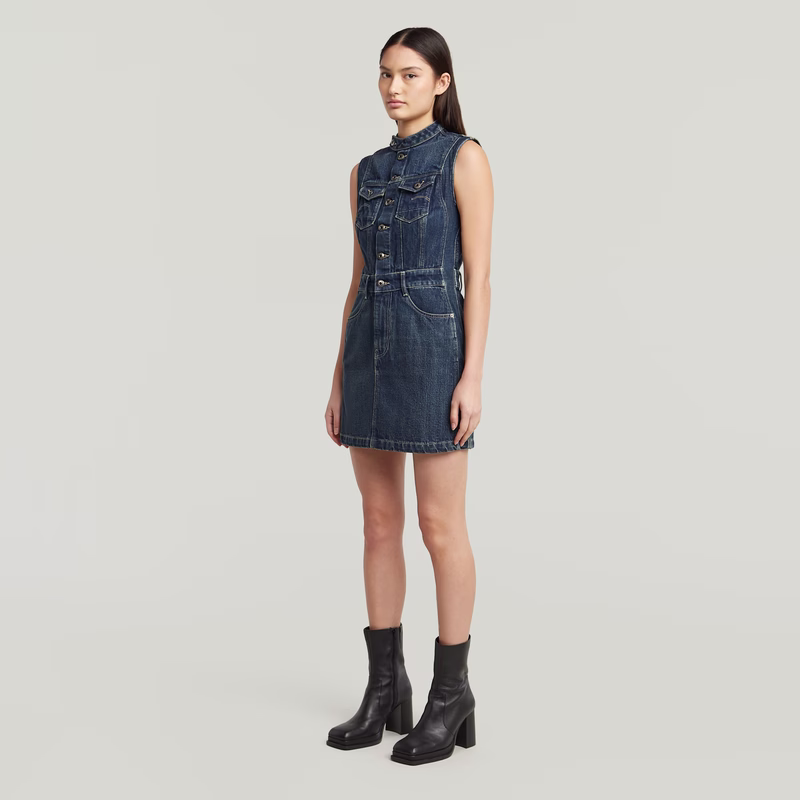 Moto Slim Dress