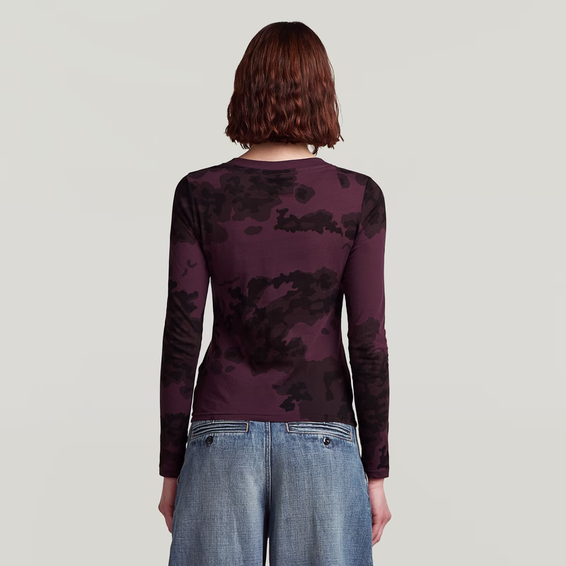 Allover Print Slim T-Shirt