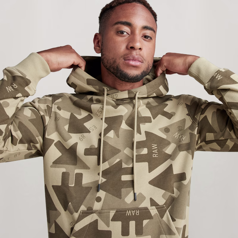 Arrow Camo Hooded Sweater