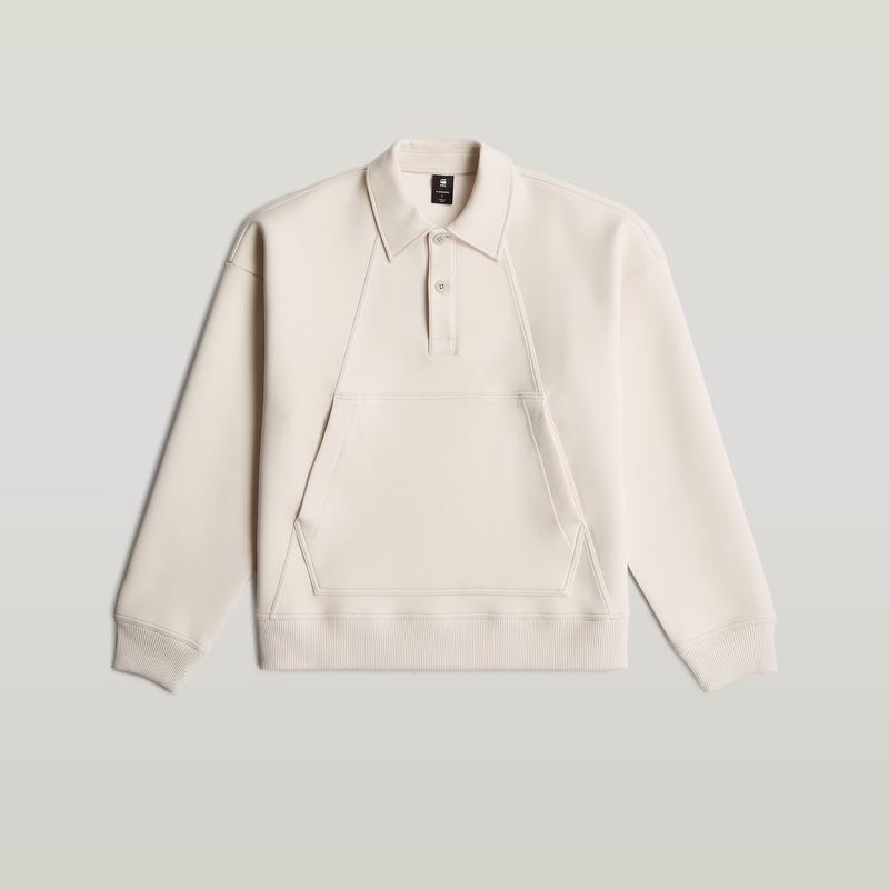 Scuba Polo Collar Loose Sweater