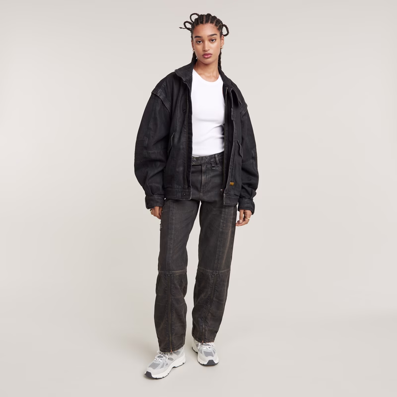 Judee Biker Low Waist Loose Jeans