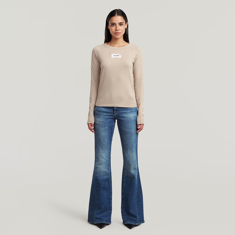 Stevey 3D Flare Jeans