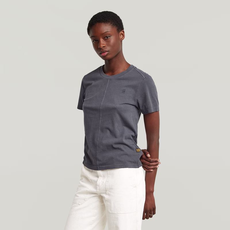 Overdyed Front Seam T-Shirt