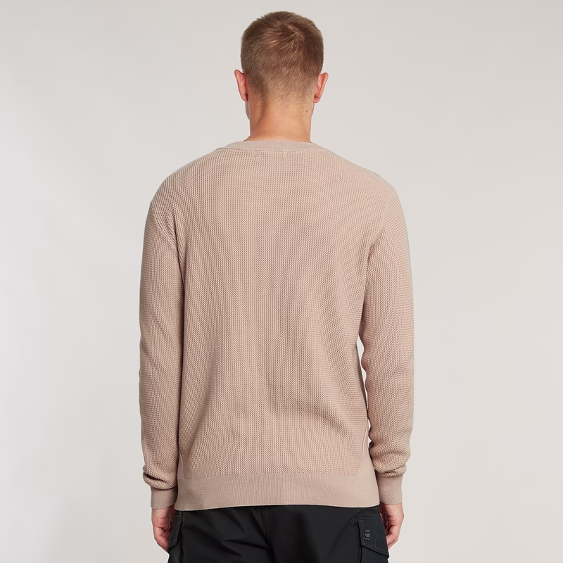 Serrated Knitted Sweater