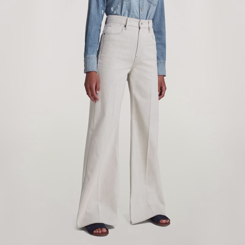 Deck Ultra High Wide Leg Jeans