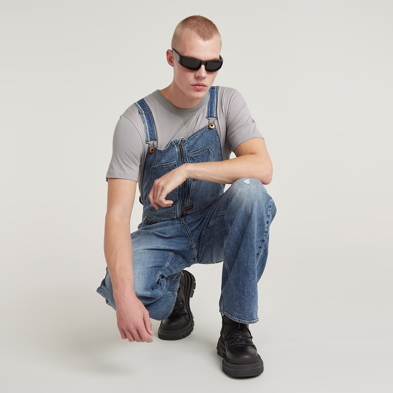 Denim Dungaree 3D Loose