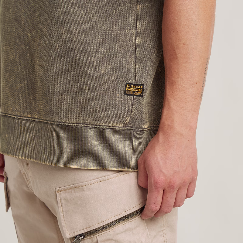 Acid Wash Loose Sweater