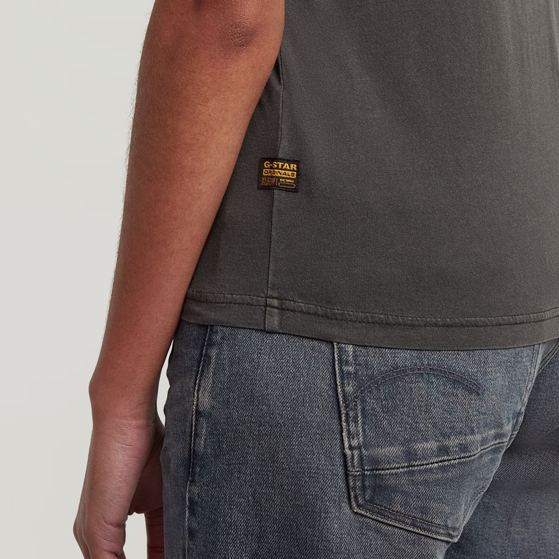 Overdyed Front Seam T-Shirt