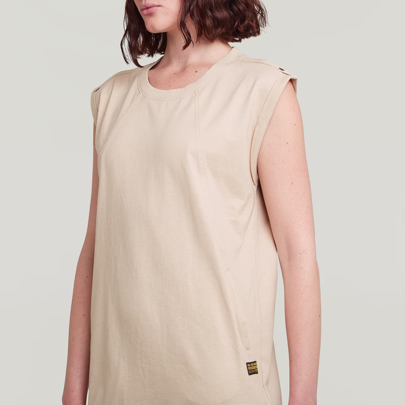 Seam Detail Loose Dress