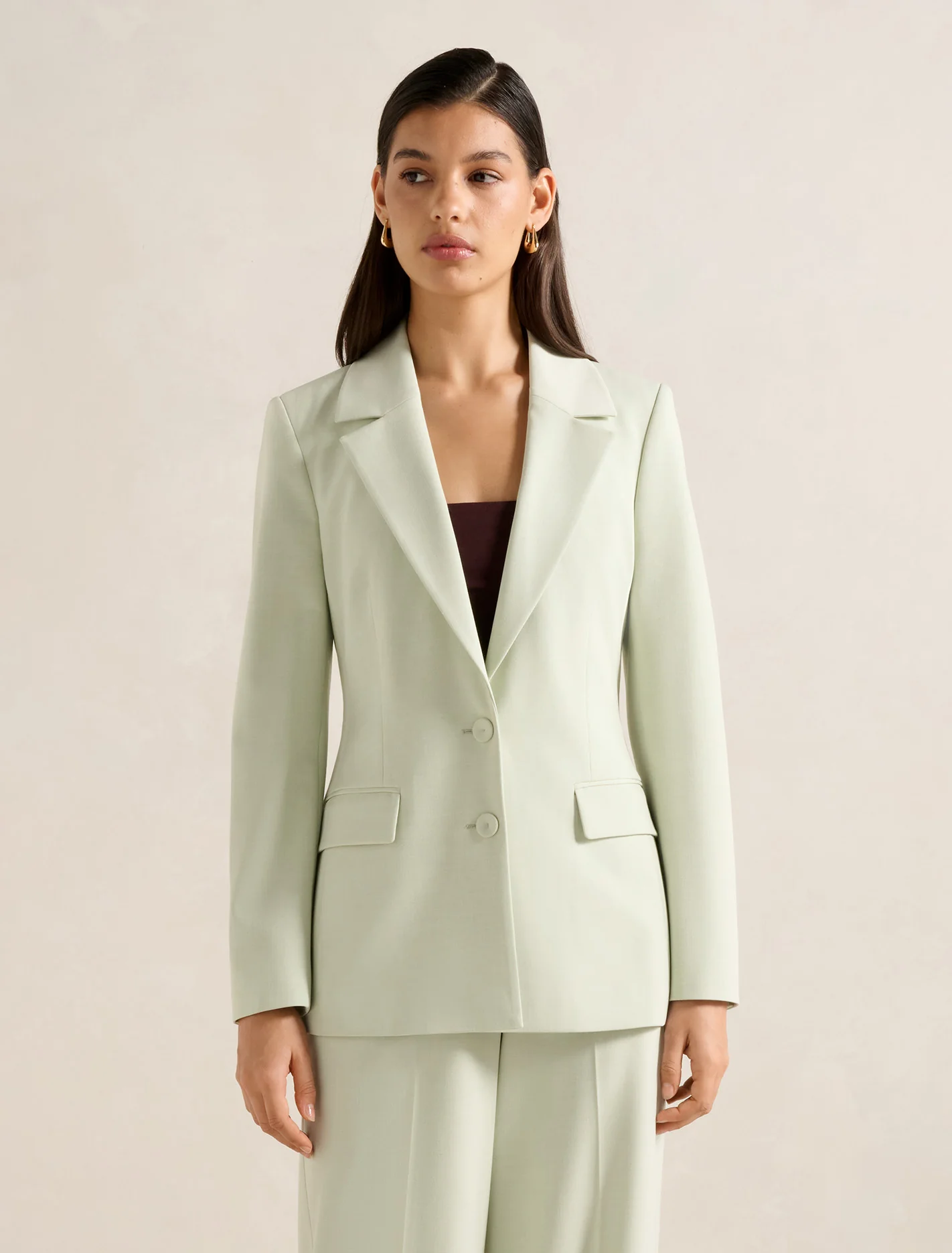 Nipped Waist Blazer