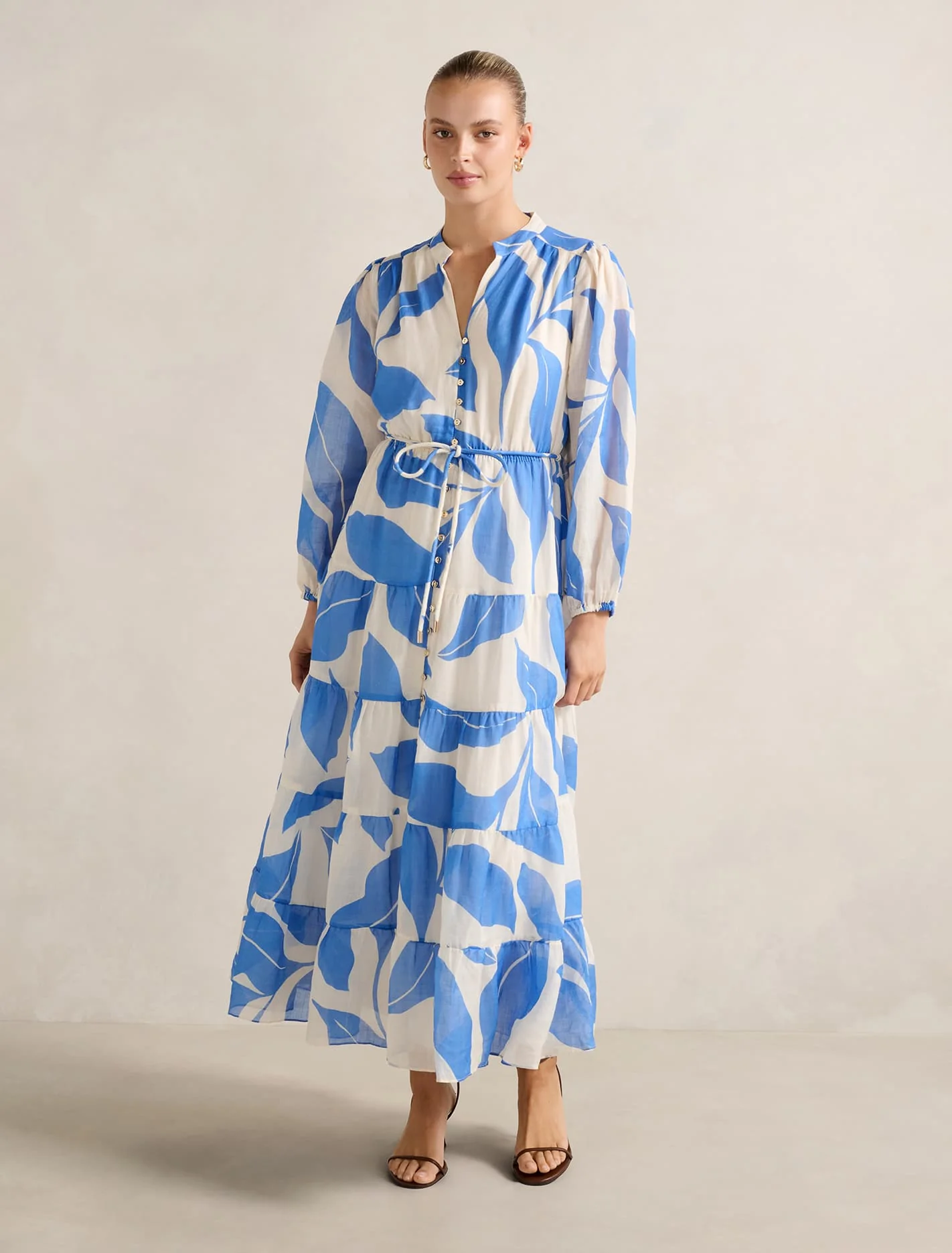 Tiered Midi Dress