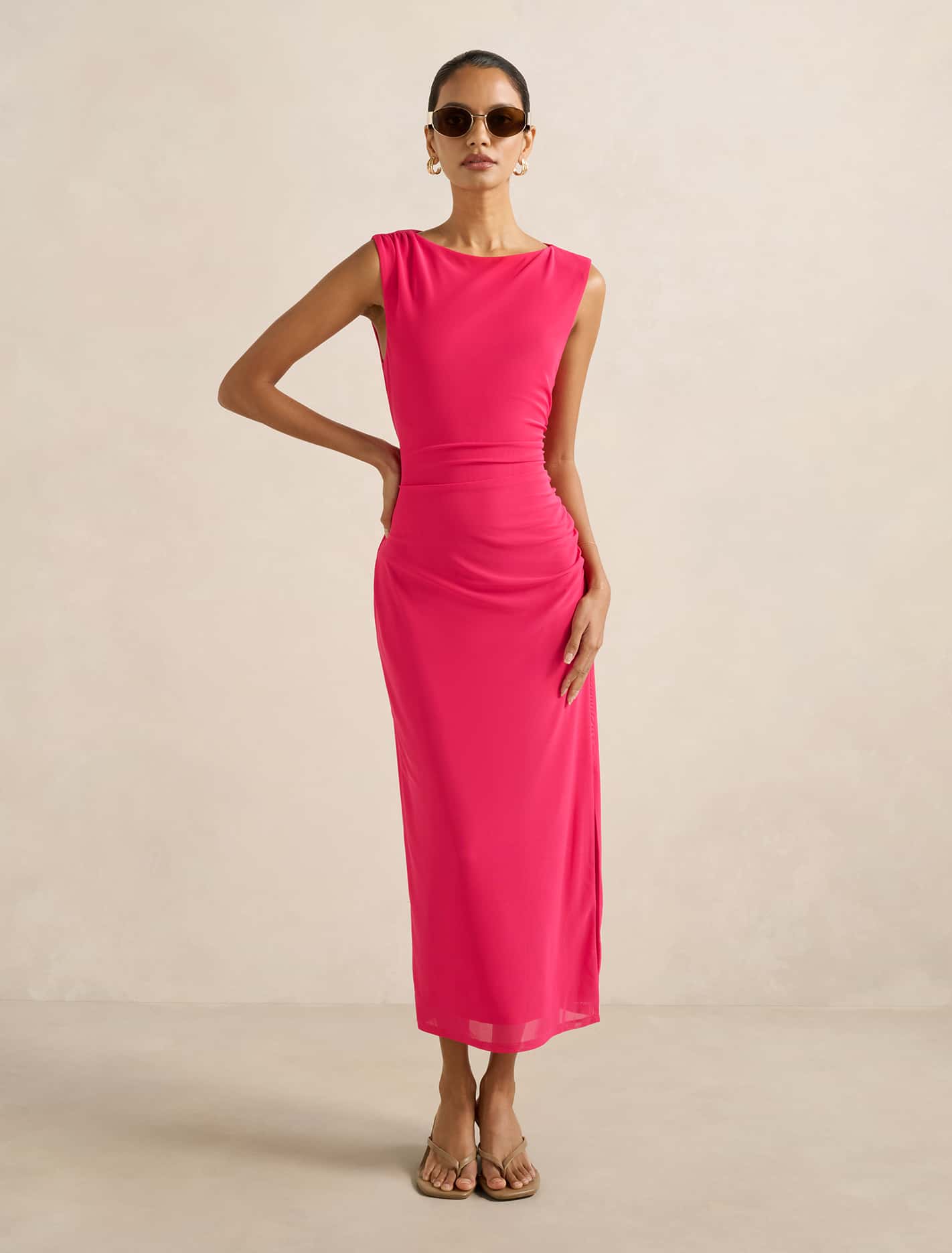 Petite Jersey Midi Dress