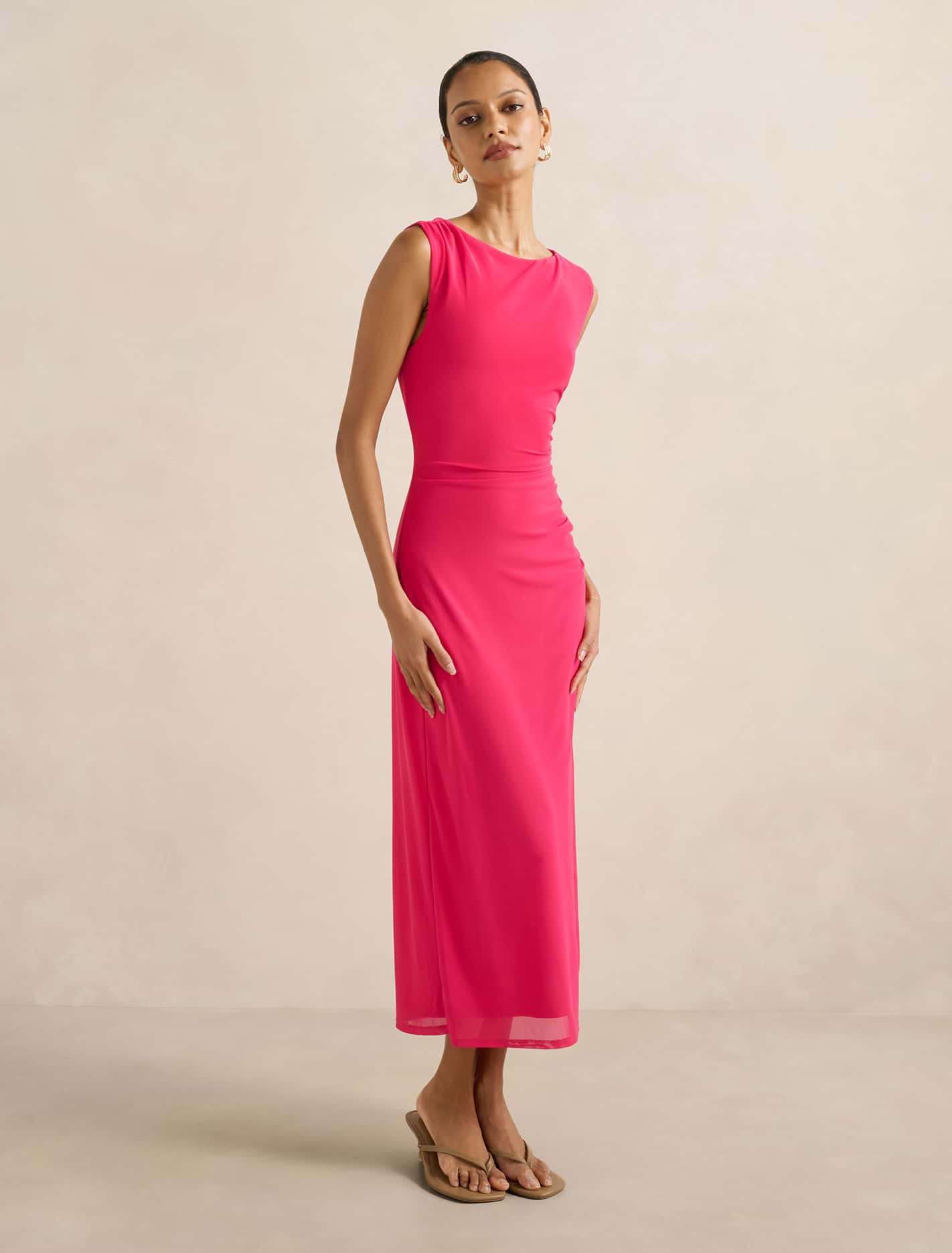 Petite Jersey Midi Dress