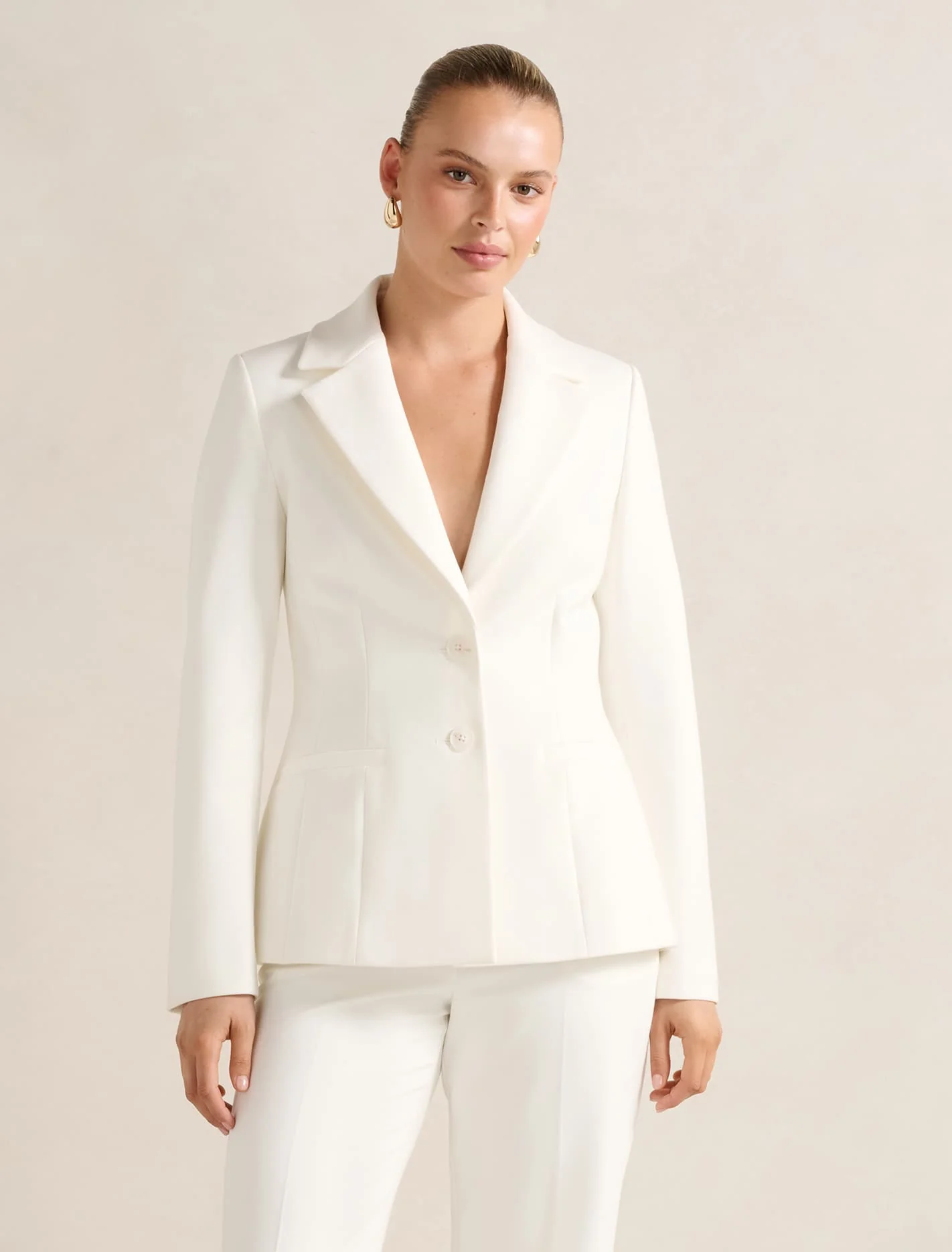 Nipped Waist Blazer