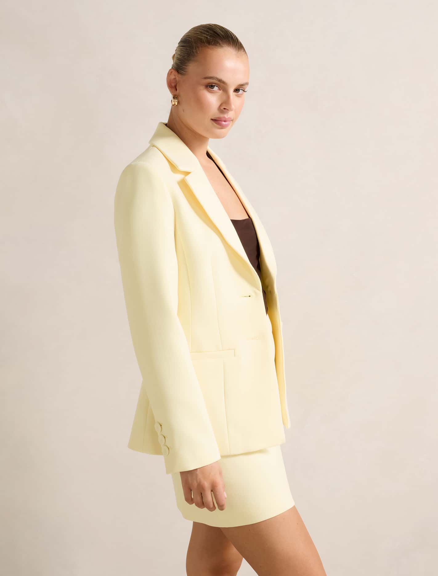 Nipped Waist Blazer