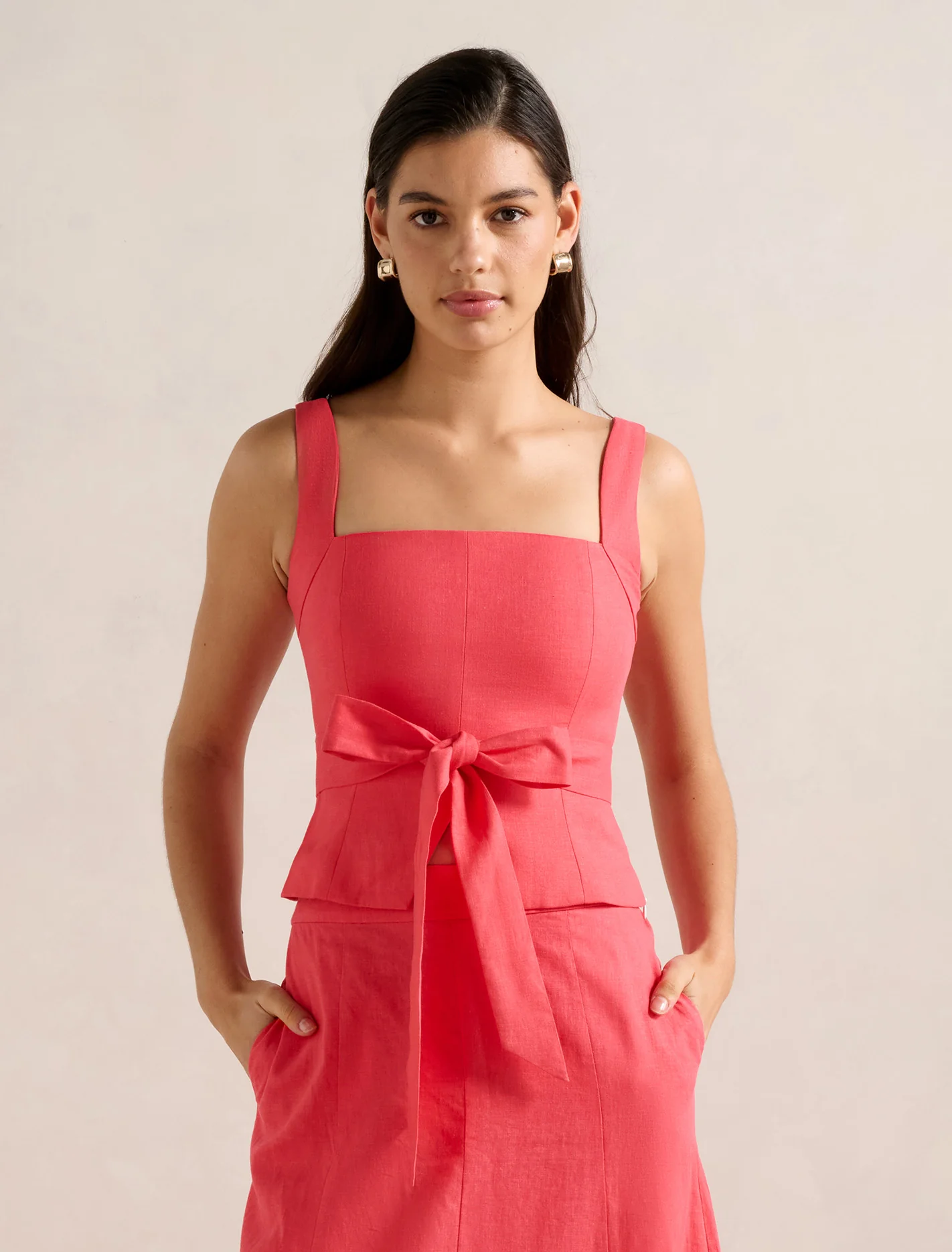 Tie Detail Top