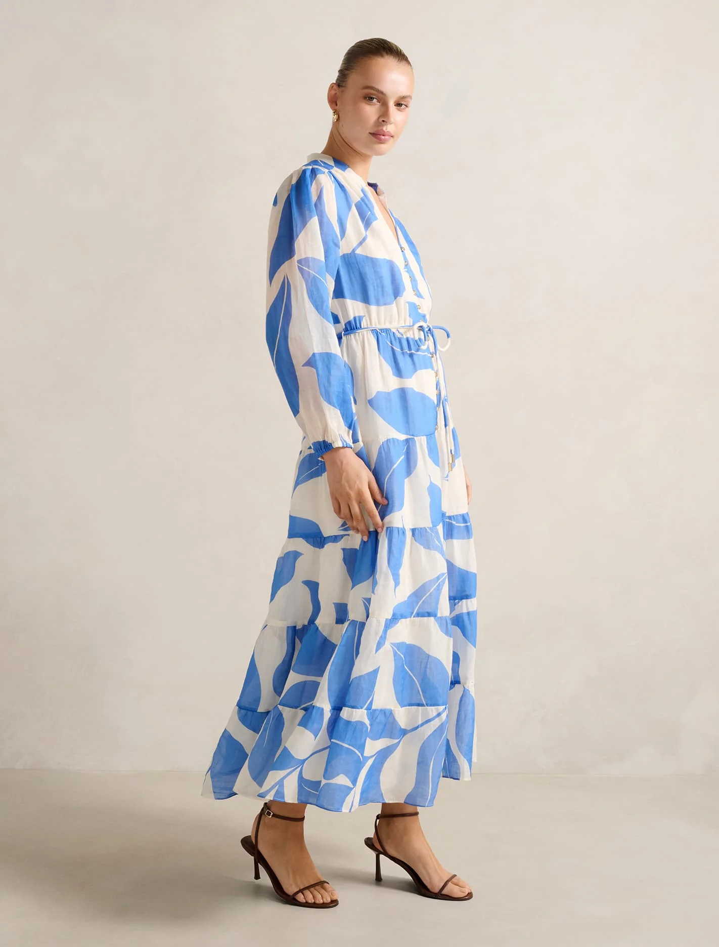 Tiered Midi Dress