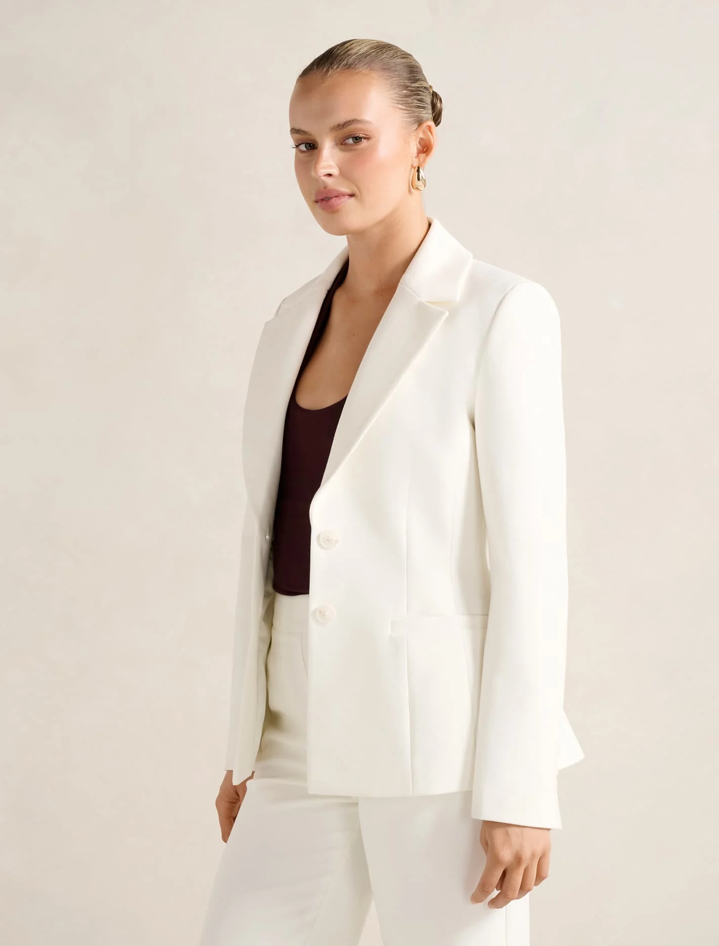 Nipped Waist Blazer