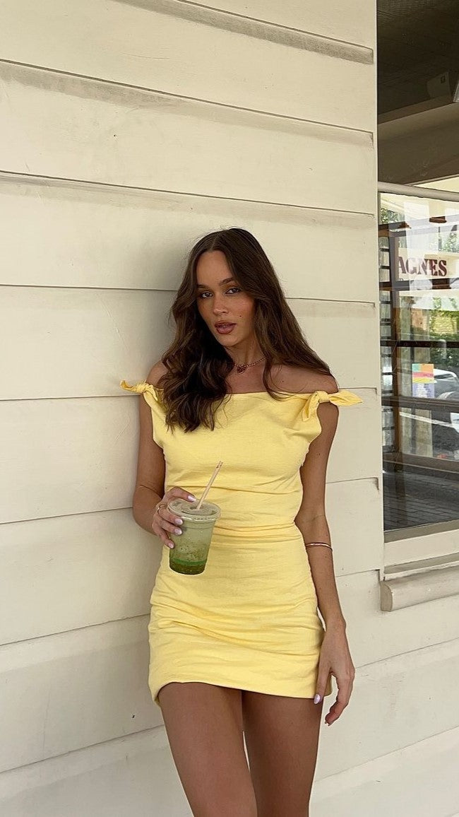 Ebbe Mini Dress - Lemon