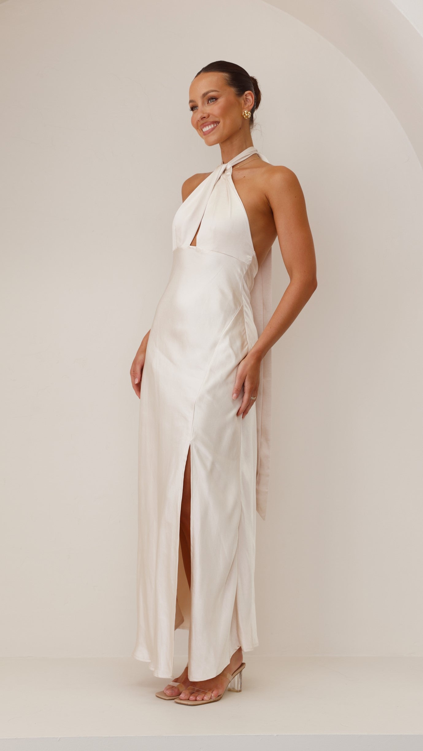Amalia Maxi Dress - Champagne
