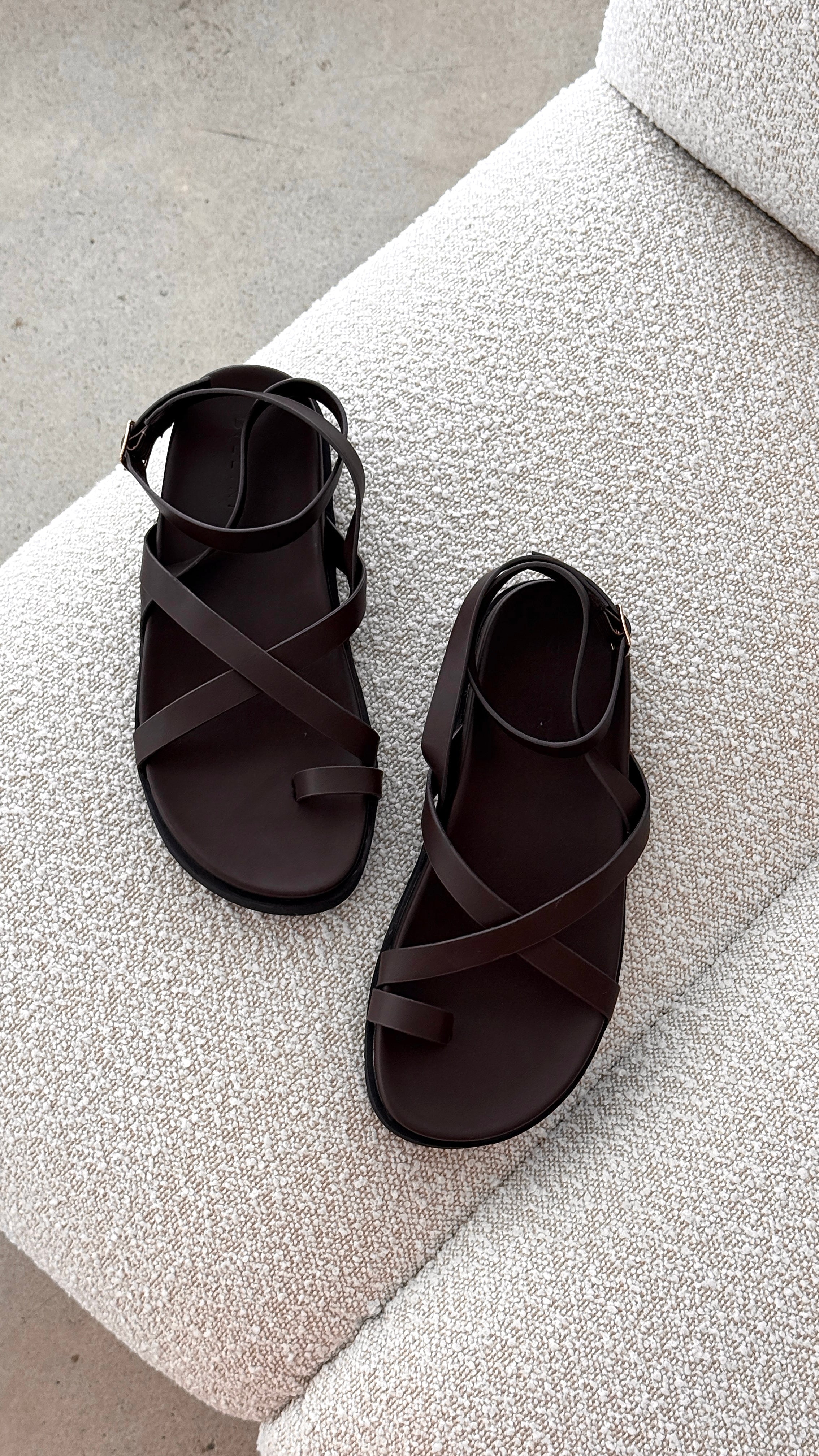 Adira Sandal - Chocolate