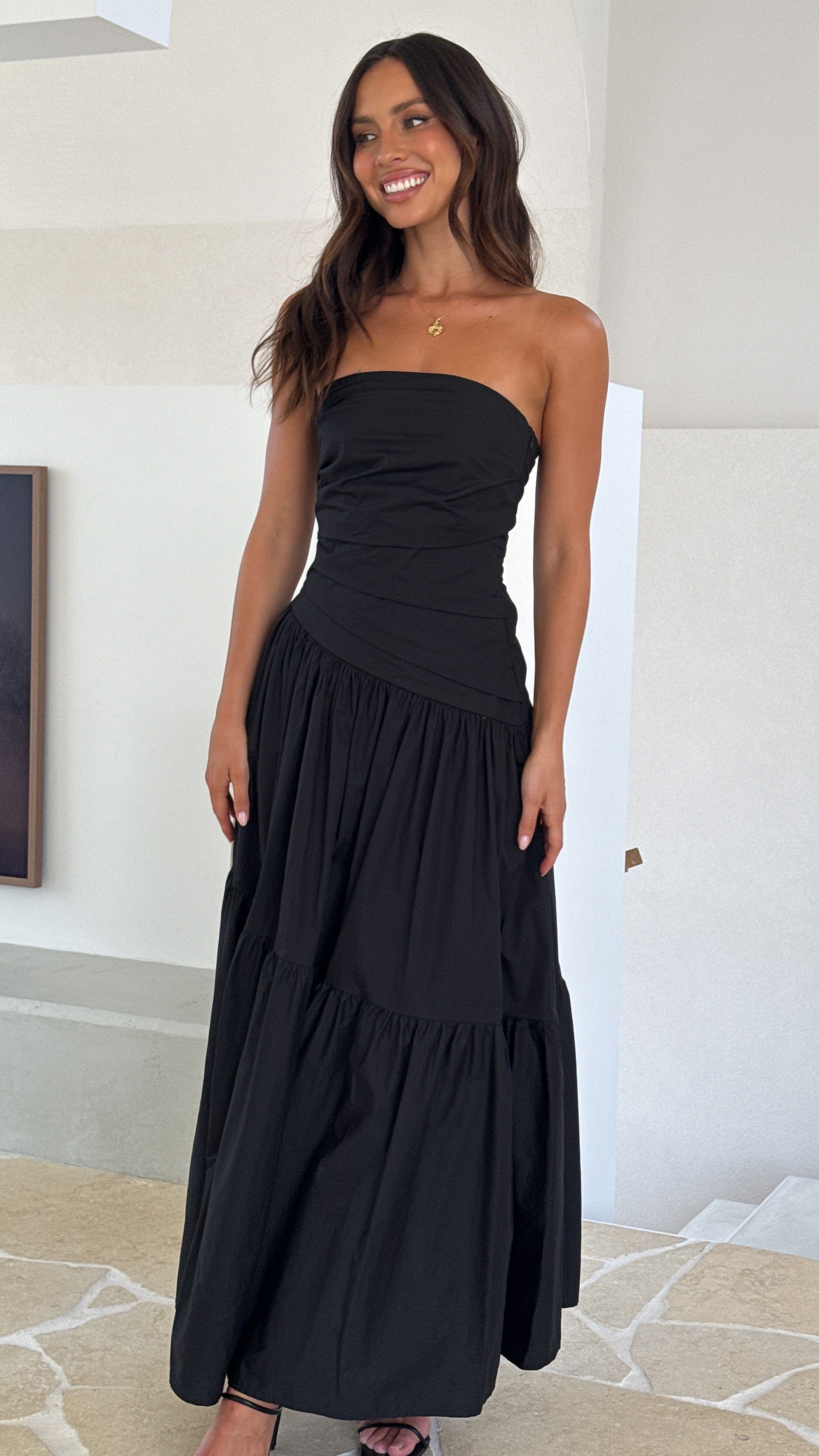 Lola Maxi Dress - Black