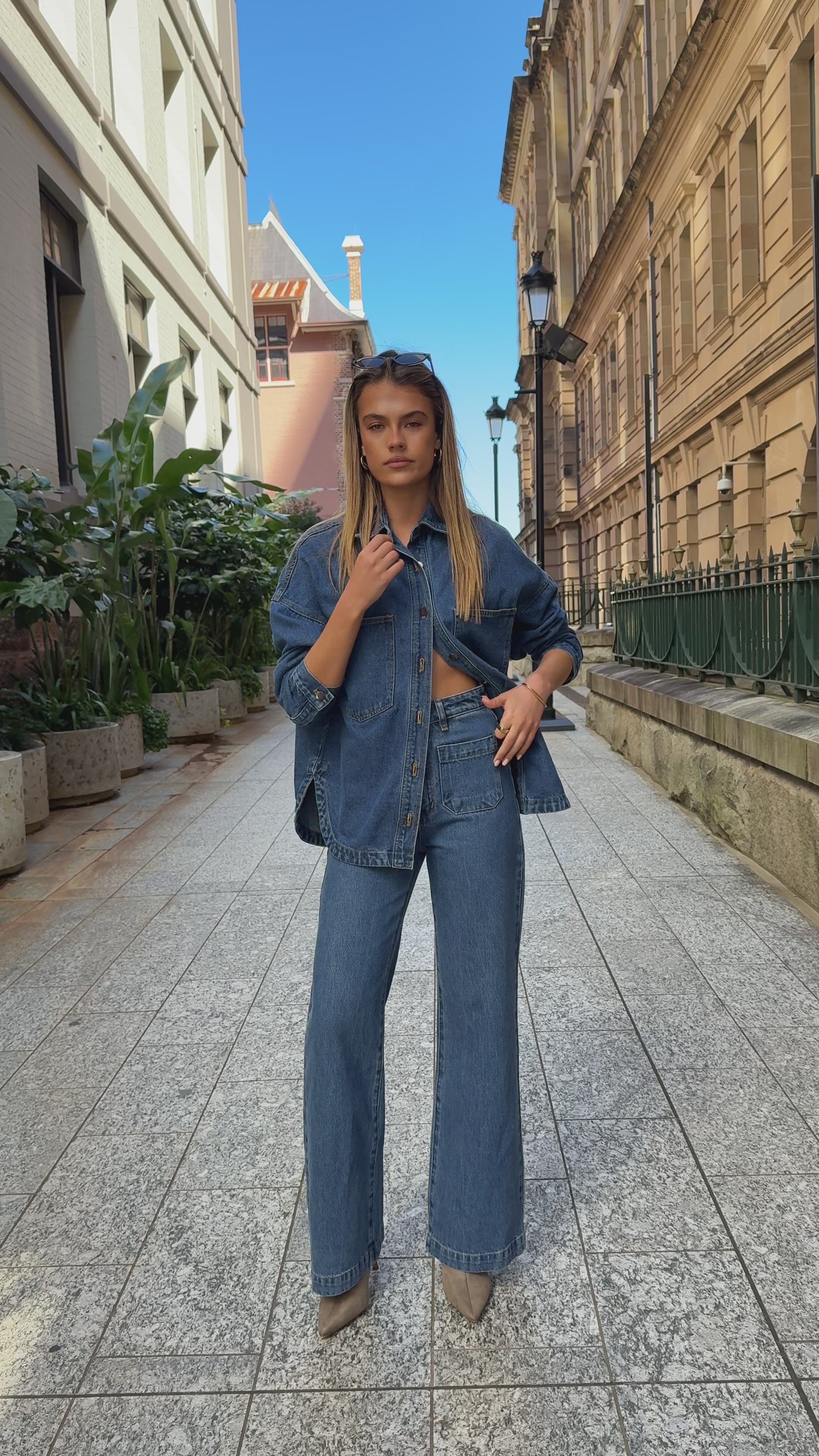 Ensley Denim Jacket - Dark Denim