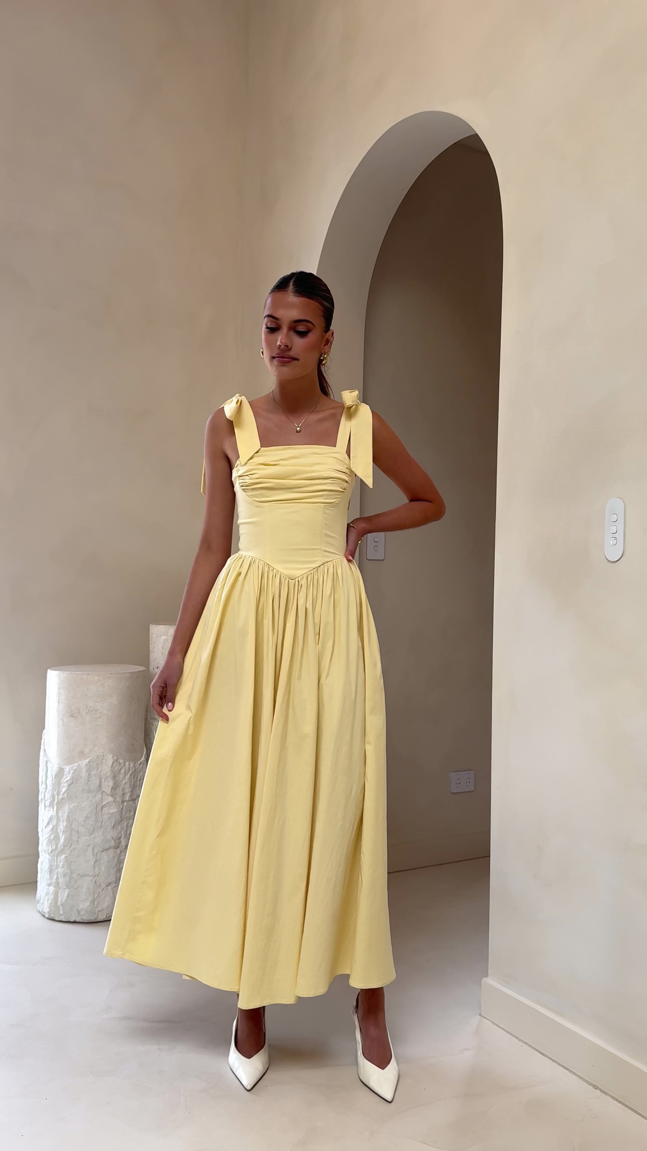 Haisley Maxi Dress - Yellow