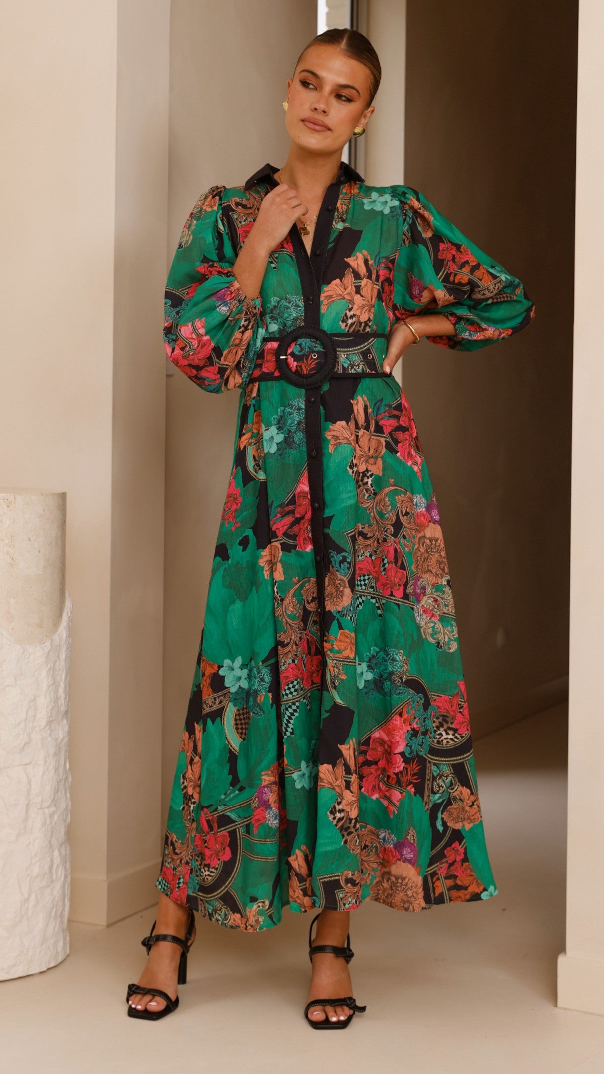 Lucinda Maxi Dress - Green